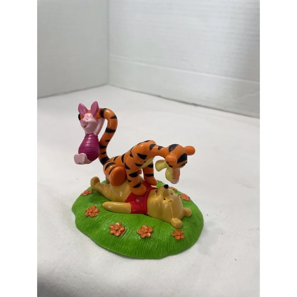 Disney DecoPac Winnie the Pooh Tigger Piglet Cake Topper Figurine 2009 Multi Col